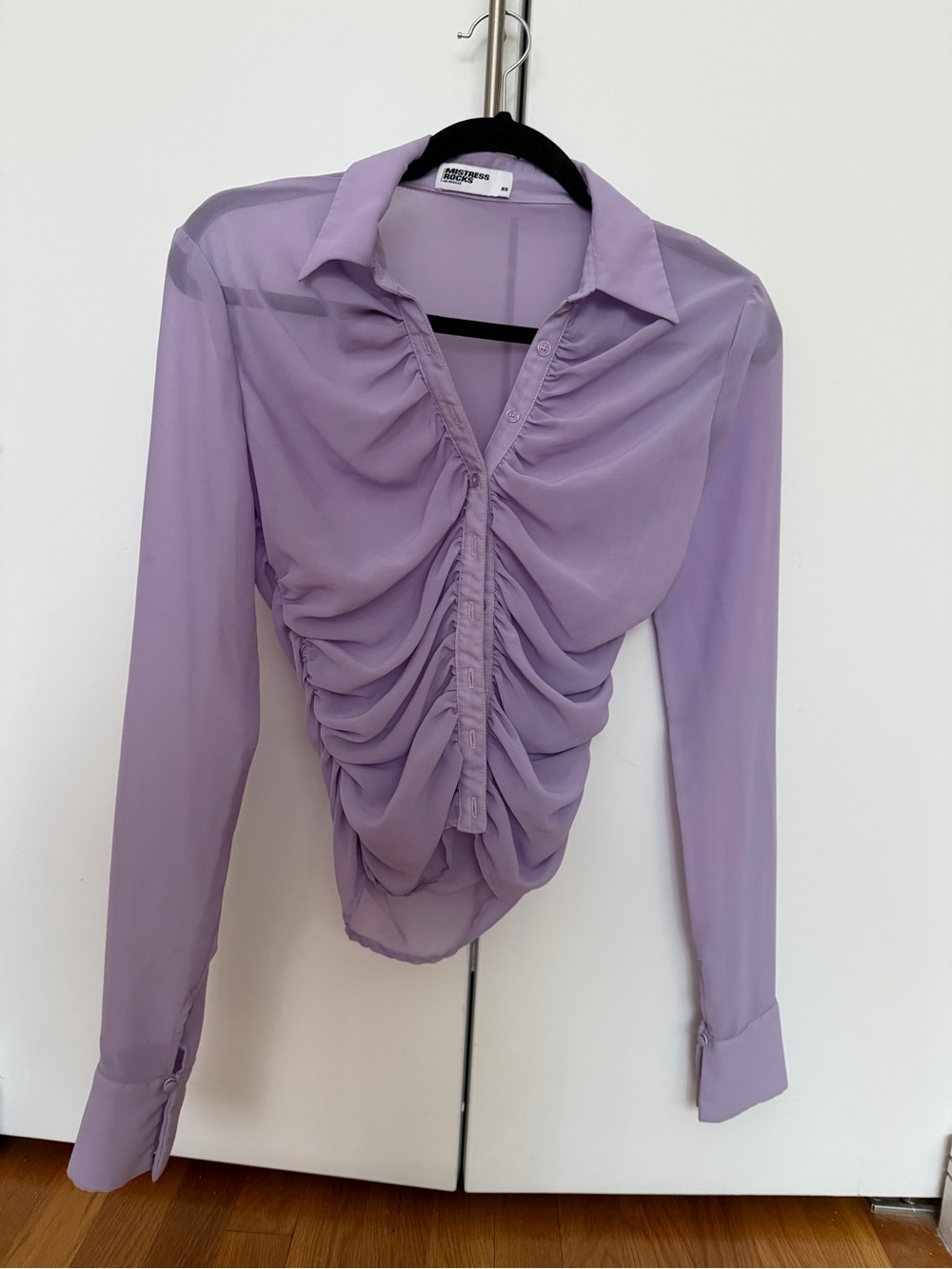 Mistress Rocks Lilac Top - Picture 2 of 3